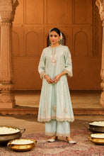 Load image into Gallery viewer, A-line palazzo suit with dupatta