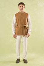 Load image into Gallery viewer, Brown Belted Jacket