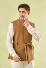 Load image into Gallery viewer, Brown Belted Jacket