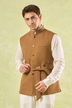 Load image into Gallery viewer, Brown Belted Jacket