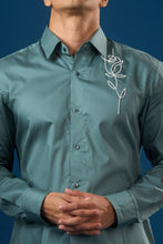 Load image into Gallery viewer, Rama Green Rose Shirt