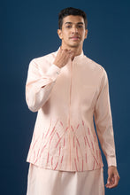 Load image into Gallery viewer, Pink Embroidered Kurta-Bundi Set