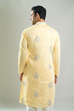 Load image into Gallery viewer, Yellow Embroidered Kurta Set