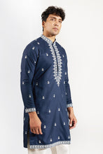 Load image into Gallery viewer, Royal Blue Embroidered Kurta Set