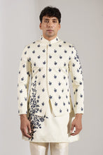 Load image into Gallery viewer, Cream Embroidered Indo-Western Set