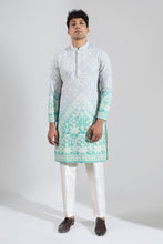 Load image into Gallery viewer, Blue Embroidered Kurta Set