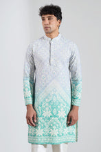 Load image into Gallery viewer, Blue Embroidered Kurta Set
