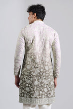 Load image into Gallery viewer, Green Ombre Embroidered Kurta Set