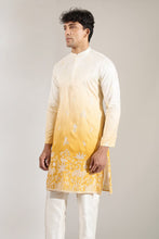 Load image into Gallery viewer, Yellow Ombre Kurta Set