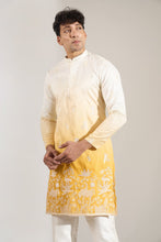 Load image into Gallery viewer, Yellow Ombre Kurta Set