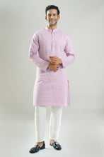 Load image into Gallery viewer, Purple Embroidered Kurta Set