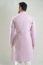 Load image into Gallery viewer, Purple Embroidered Kurta Set
