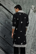 Load image into Gallery viewer, Black Shadow Dori Kurta Set