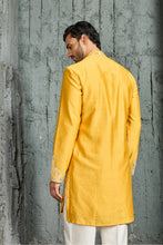 Load image into Gallery viewer, Yellow Gulrang Ridge Kurta Set