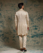 Load image into Gallery viewer, Buttercream hand embroidered contempoarary jacket set