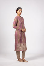 Load image into Gallery viewer, MUD MAUVE MIRROR KURTA SET
