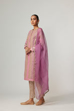 Load image into Gallery viewer, MUD MAUVE MULTICOLOR KURTA WITH DUPATTA SET