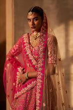 Load image into Gallery viewer, Rani Raw Silk Double Dupatta Lehenga Set