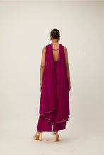 Load image into Gallery viewer, Ruby Red crystal embellished Kurta Set