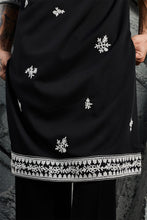 Load image into Gallery viewer, Black Shadow Dori Kurta Set