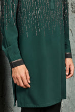 Load image into Gallery viewer, Mehfil Green Embroidered Kurta Set
