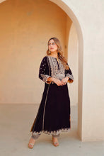 Load image into Gallery viewer, Marya - Long A-line Kurta with Salwar