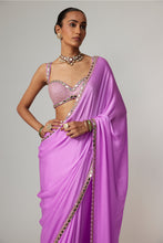Load image into Gallery viewer, MAUVE SAREE SET