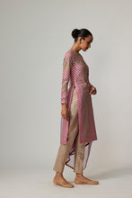 Load image into Gallery viewer, MUD MAUVE MULTICOLOR KURTA WITH DUPATTA SET