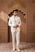 Load image into Gallery viewer, IVORY TUXEDO JACKET AND PANT