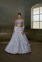 Load image into Gallery viewer, Ink Blue Lehenga Choli Set