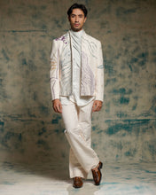 Load image into Gallery viewer, Apricot Ivory Handpainted Blazer Set