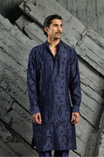 Load image into Gallery viewer, Azure Blossom Embroidered Kurta Set
