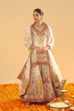 Load image into Gallery viewer, Sadiya - Short Kurta with Sharara and Dupatta