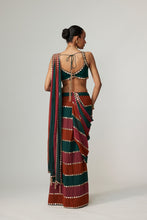 Load image into Gallery viewer, CRANBERRY MULTICOLOR SAREE