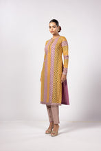 Load image into Gallery viewer, MUSTARD MULTICOLOR PANT KURTA SET