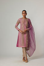 Load image into Gallery viewer, MUD MAUVE MULTICOLOR KURTA WITH DUPATTA SET