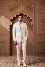 Load image into Gallery viewer, IVORY TUXEDO JACKET AND PANT