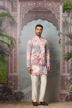 Load image into Gallery viewer, Floral Dream Printed Embroidered Kurta Bundi Set