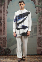 Load image into Gallery viewer, Hand-Painted Kurta with Dabka Embroidery