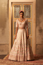Load image into Gallery viewer, Ivory Raw Silk Double Dupatta Lehenga Set