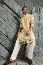 Load image into Gallery viewer, Ivory Gulzar Kurta Set