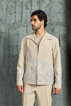 Load image into Gallery viewer, Beige Mount-Ridge Shacket Set