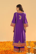 Load image into Gallery viewer, Maisha - Long A-line Kurta with Palazzo and Dupatta
