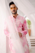Load image into Gallery viewer, Pink Tie-dye Mirror Work Kurta Set