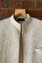 Load image into Gallery viewer, Ivory Thread Work Sherwani Jacket Set