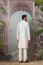 Load image into Gallery viewer, Petal Meadow Mirror Embroidered Kurta Bundi Set