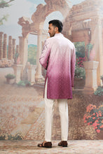 Load image into Gallery viewer, Lavender Ombre Embroidered Indo-Western Set