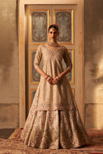 Load image into Gallery viewer, Blush Pink Raw Silk Double Dupatta Lehenga Set