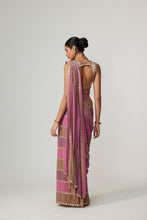 Load image into Gallery viewer, MUD MAUVE MULTICOLOR SAREE