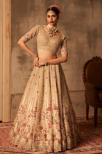 Load image into Gallery viewer, Ivory Organza Double Dupatta Lehenga Set